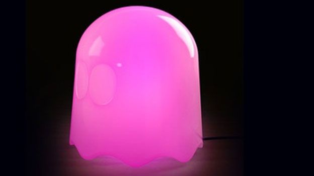 January 2013: Pac-Man ghost lamp