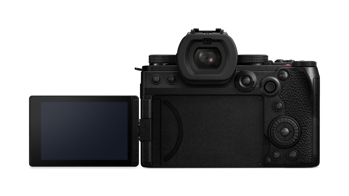 Panasonic Lumix S5 IIX product shot on a white background