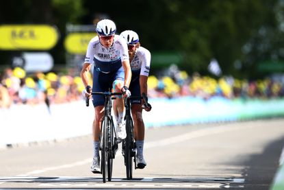 Chris Froome on stage two of the Tour de France