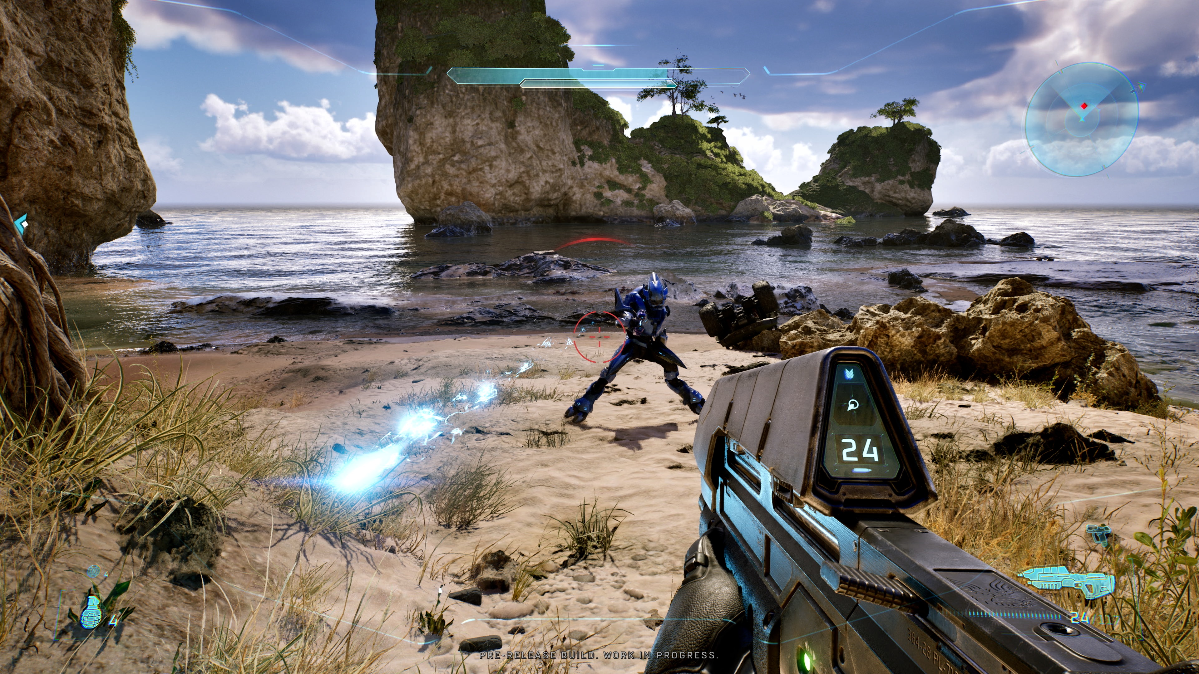 Shooting an Assault Rifle in Halo: Campaign Evolved