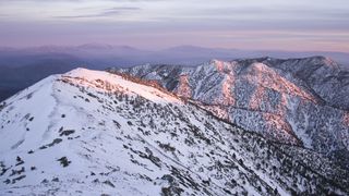 Mount Baldy in winter conditions