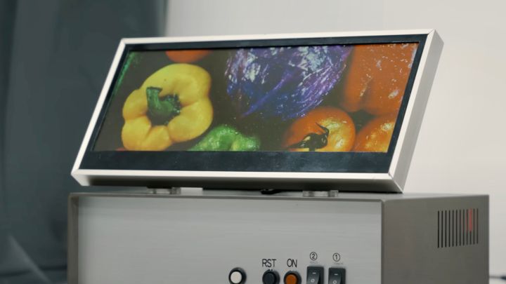 Sharp QDEL display at CES 2024 