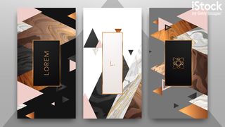 Illustration trends: Metallic textures