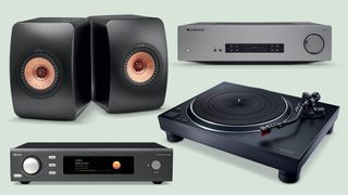 Streaming and vinyl hi-fi system