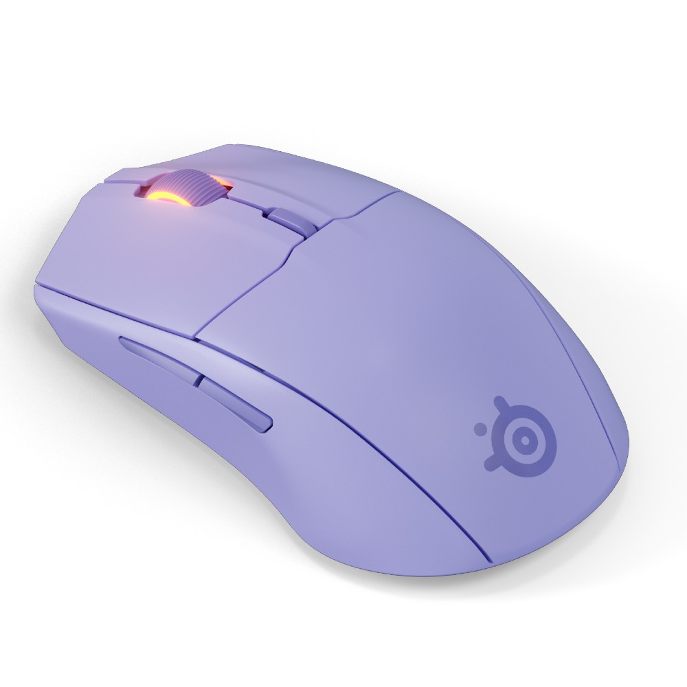 Render of the SteelSeries Rival 3 (Gen 2) Wireless gaming mouse.