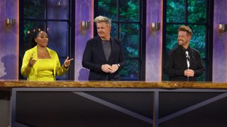 Nyesha Arrington, Gordon Ramsay and Richard Blais in Next Level Chef season 3