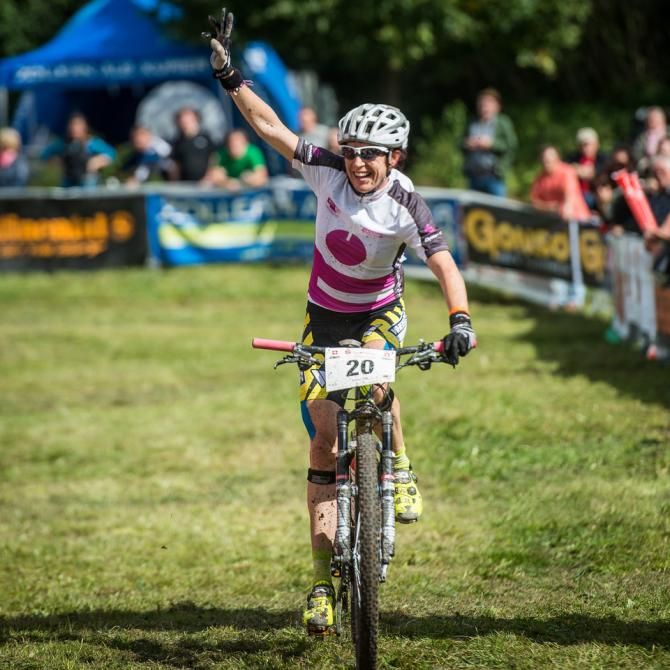 Esther S&uuml;ss wins the stage