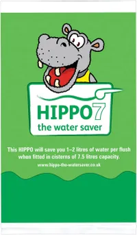 Hippo the Water Saver| View at Amazon and eBay