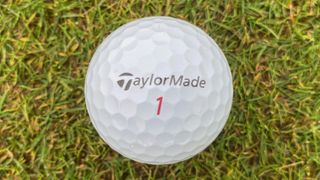 Photo of the TaylorMade 2024 TP5x Golf Ball
