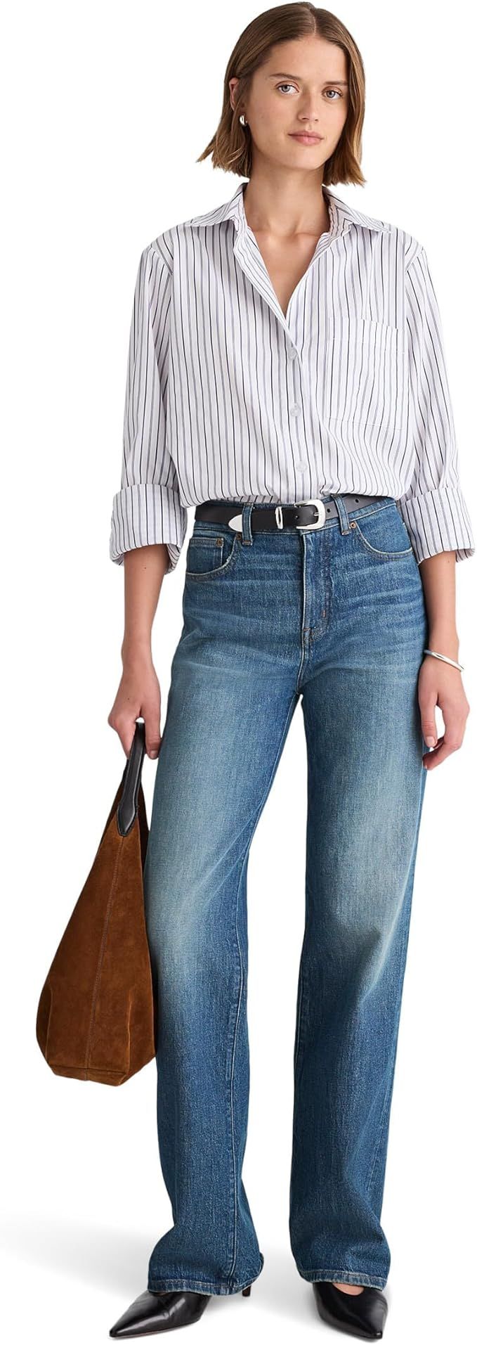 Madewell, Madewell Women's Perfect Vintage Wide Leg in Harvey Wash