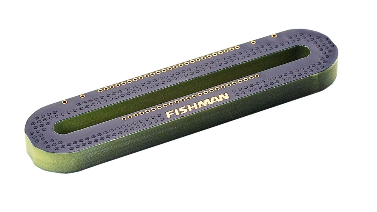 No bobbins to be found here: the Fluence pickup is made up of stacks of printed circuit boards