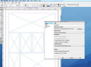 Accurate translation from InDesign to web design...