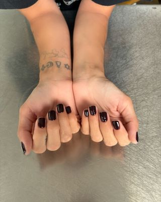 @harrietwestmoreland black cherry nails