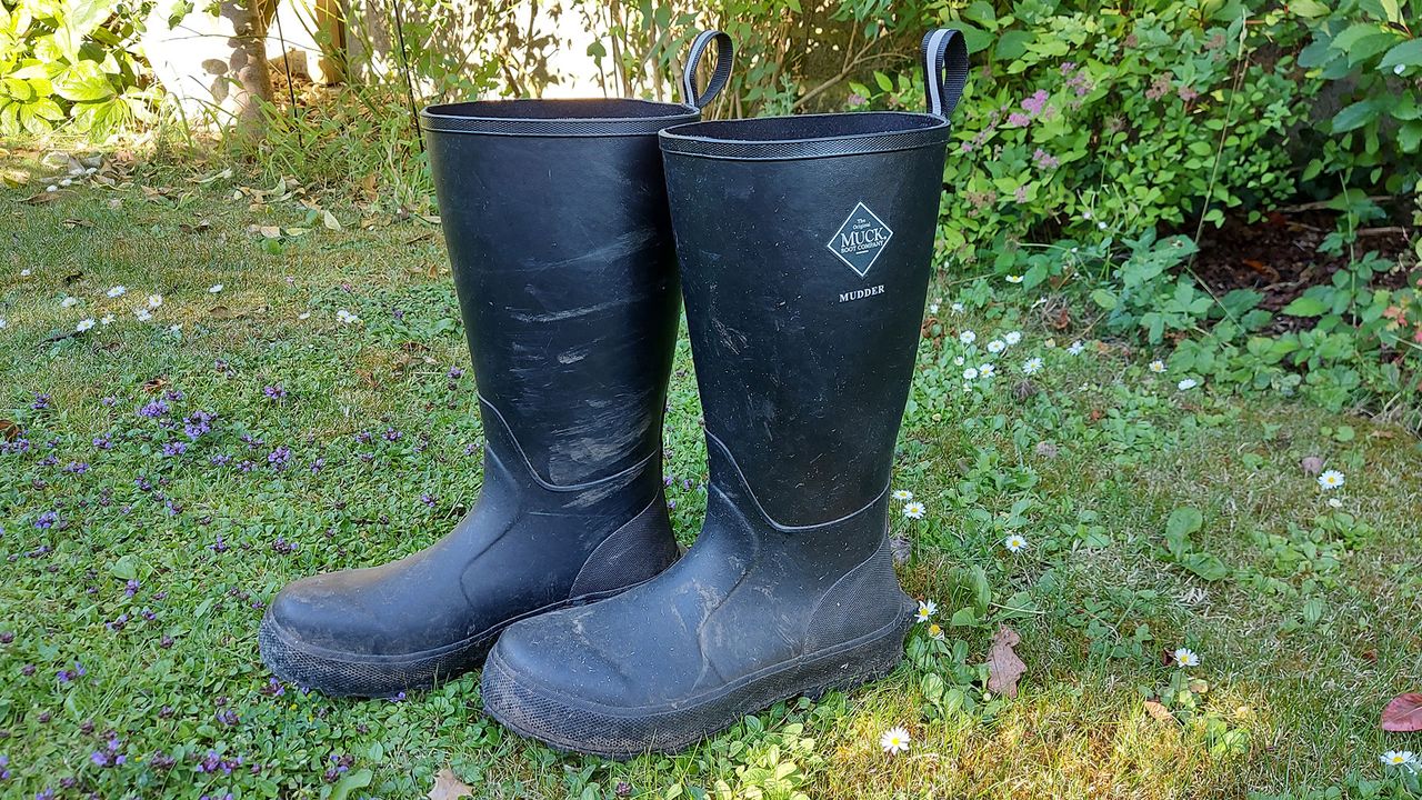 The Muck Boot Company Mudder Tall on some grass