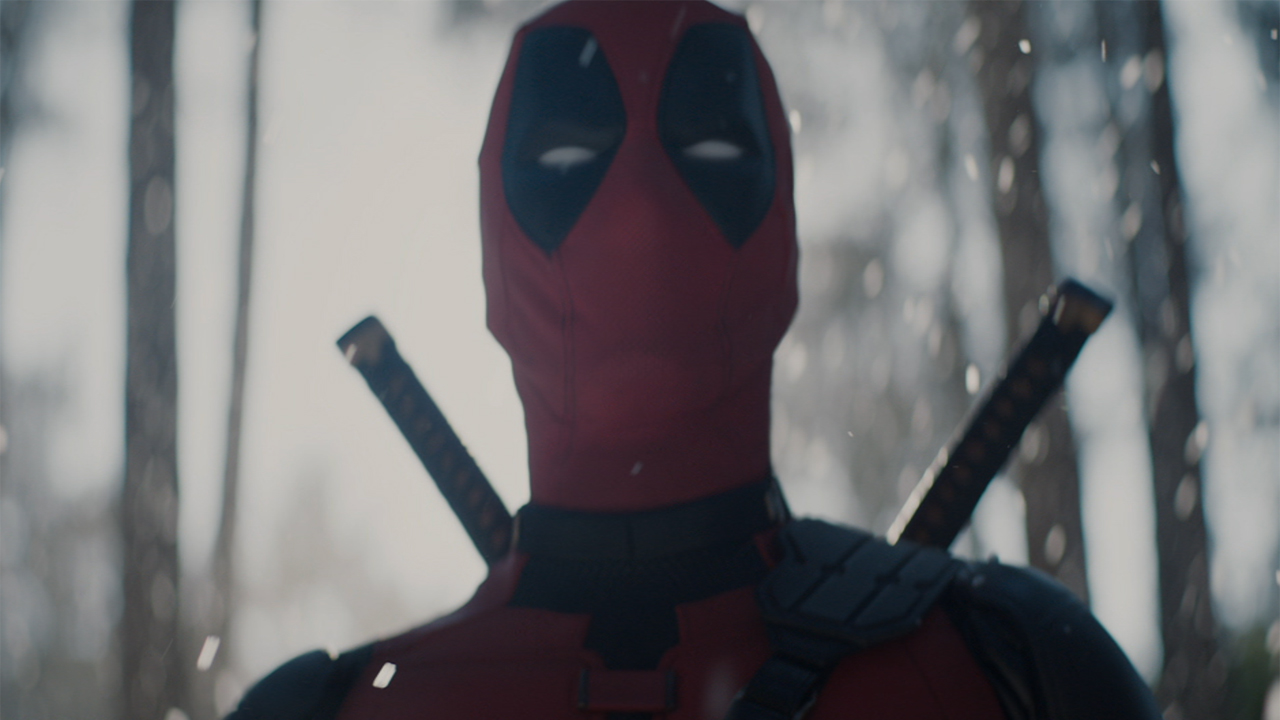 Deadpool in snow in Deadpool & Wolverine