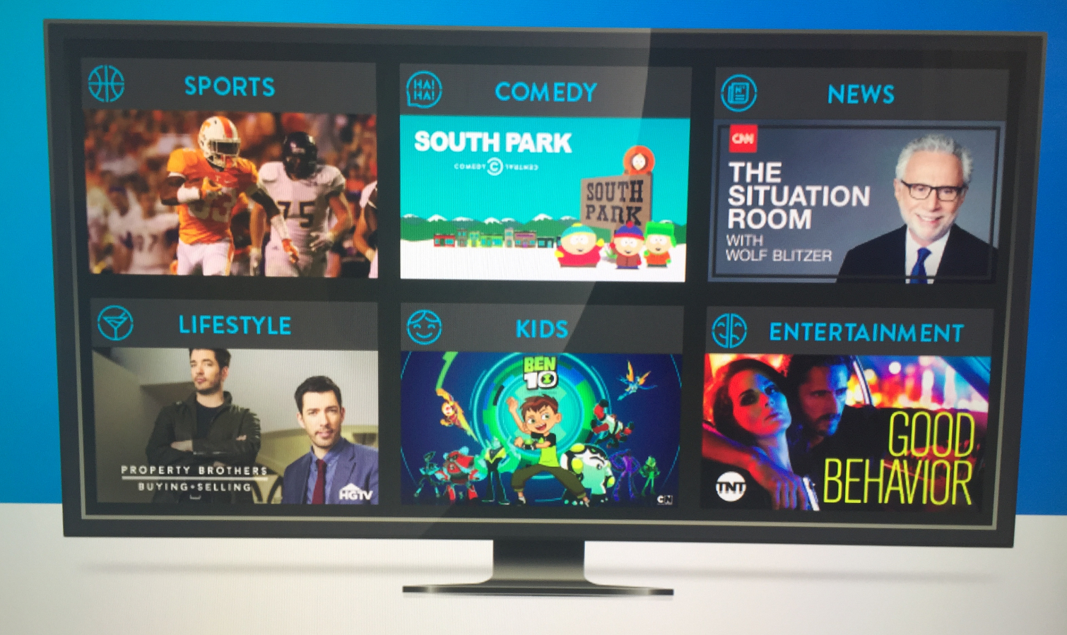 how to access sling tv on apple tv