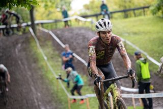 Curtis White finished second on C2 Sunday at 2022 Rochester Cyclocross