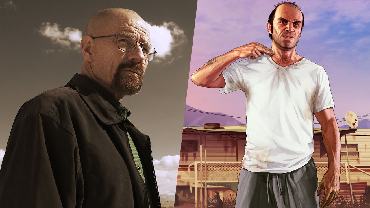 Walter White in Breaking Bad / Trevor in GTA V