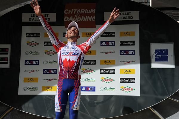 Stage winner Joaquim Rodriguez (Katusha)