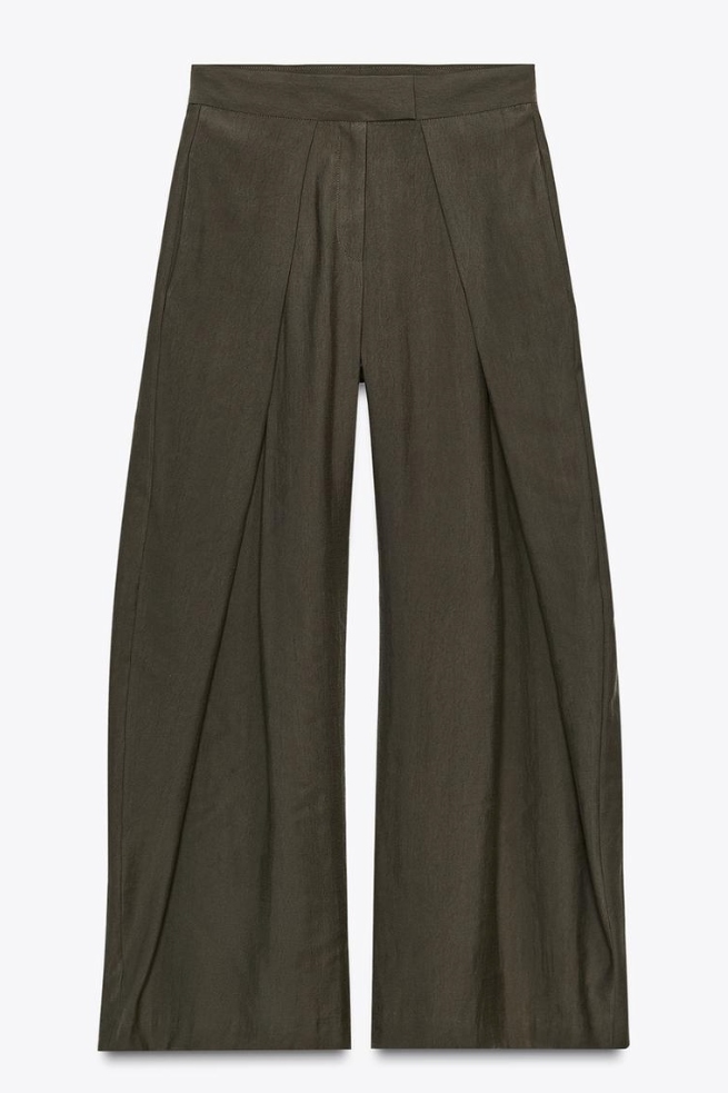 Zara, ZW Collection Front Pleat Pants 
