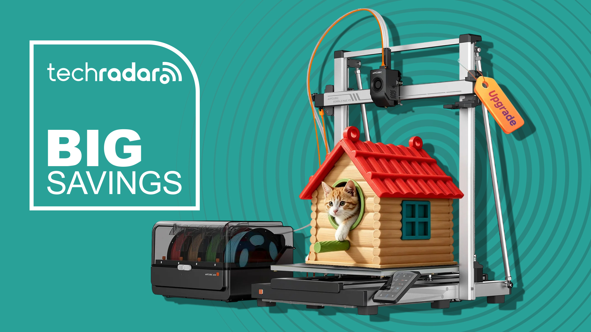 Anycubic Kobra 3 Max V2 Combo 3D printer