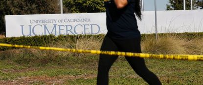 UC Merced on the day of the attack.