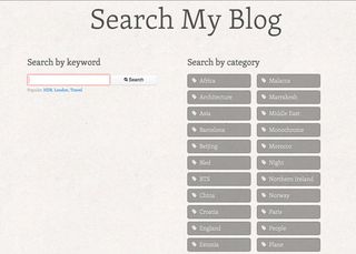 There's an impressive search facility - crucial for any photography site