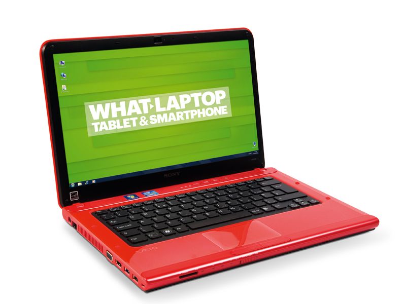 sony vaio laptop red