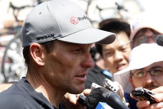 Lance Armstrong back in 2010 after the Tour Down Under, Photo : Yuzuru Sunada