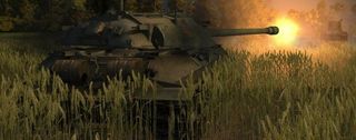 World of tanks - stealth tank in the reeds