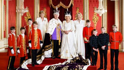 The Royal Family released two new photos from the day of the coronation