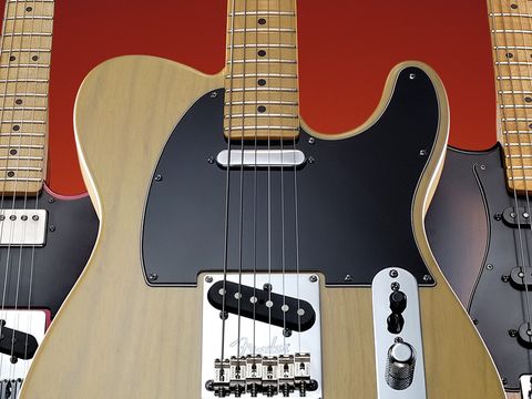 This guitar commemorates the beginnings of the electric solidbody.