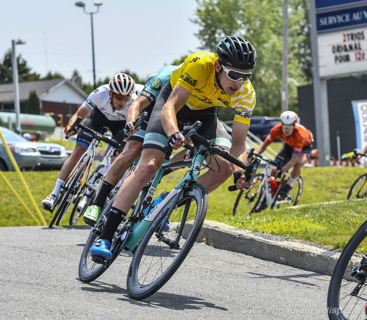 Race leader Nicolas Zukowsky (Floyds Pro Cycling Team )