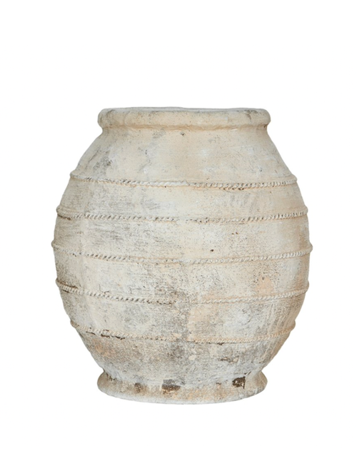 Antique White Magnesium Planter