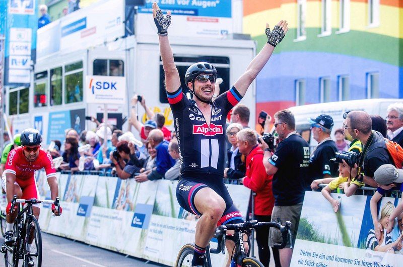 John Degenkolb (Giant-Alpecin) celebrates win number 4 of the season