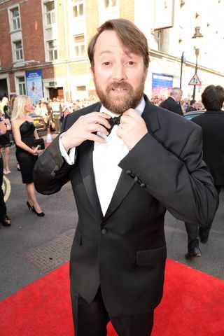 David Mitchell At The BAFTAs 2014