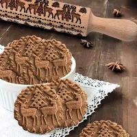 23. Christmas Wooden Rolling Pin: View at Amazon