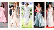 composite of 5 of Kate Middleton’s best style moments