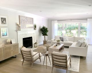 Cape Cod living room ideas details