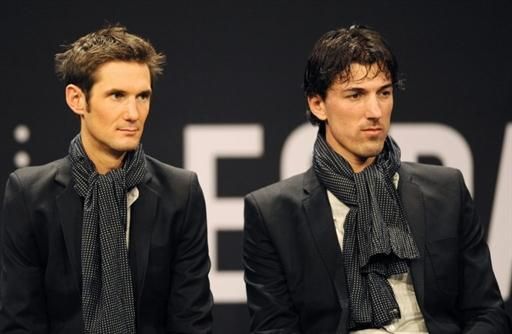 Fr&auml;nk Schleck and Fabian Cancellara