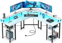 Coleshome L Shaped Gaming Desk with LED Lights &amp; Power Outlets: £229.99$179.99 at Amazon
Save $50 -