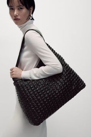 M&S Quilted Shoulder Bag