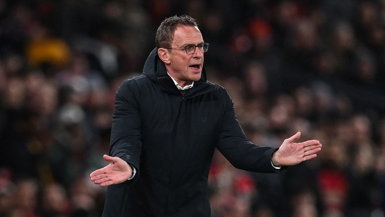 Manchester United interim head coach Ralf Rangnick 