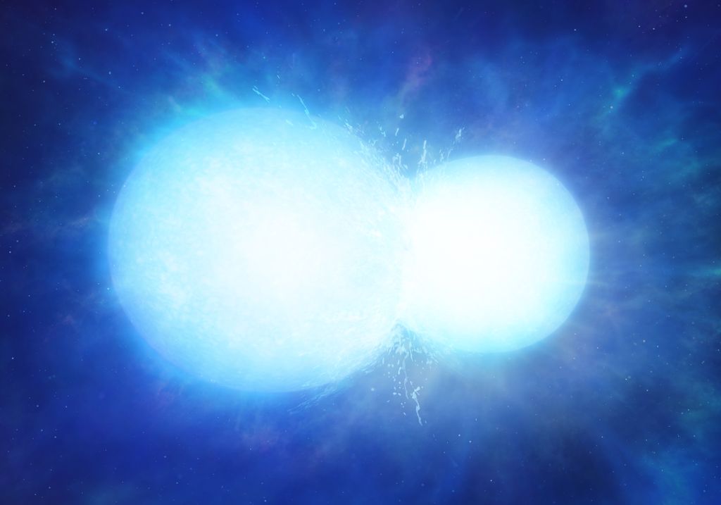 Oddball giant white dwarf may have formed in epic crash of smaller stars