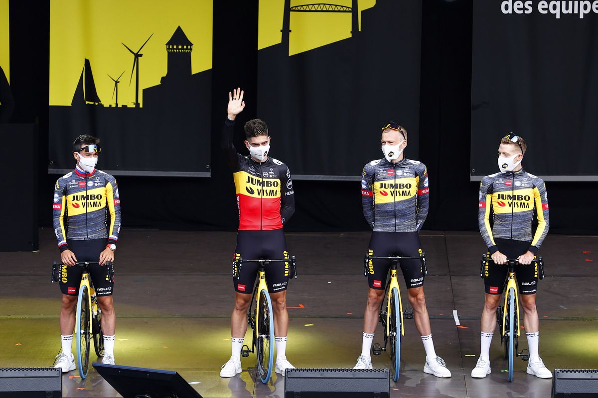 Tour de France 2021 - 108th Edition - Teams Presentation - Brest - 24/06/2021 - Wout Van Aert (BEL - Jumbo - Visma) - photo Luca Bettini/BettiniPhoto&Acirc;&copy;2021
