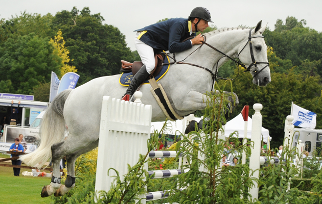 Bruce Menzies riding showjumping horse Sultan V