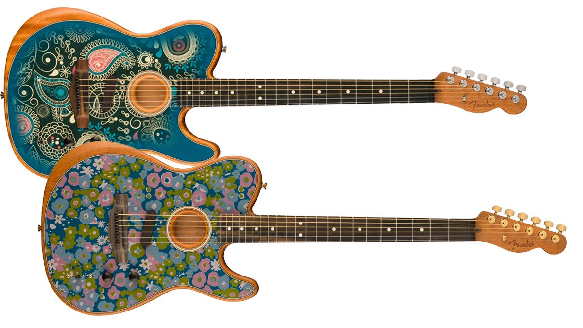 Fender Japan unveils eye-catching Blue Paisley and Blue Flower 