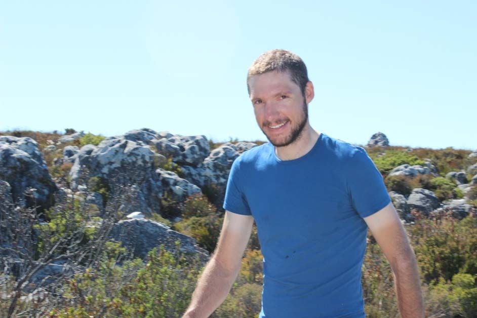 Jacques Janse van Rensburg enjoying the hike