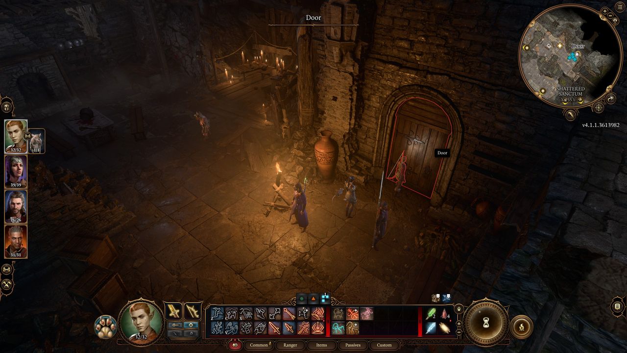 Baldur's Gate 3 Defiled Temple - door in goblin priestess quarters