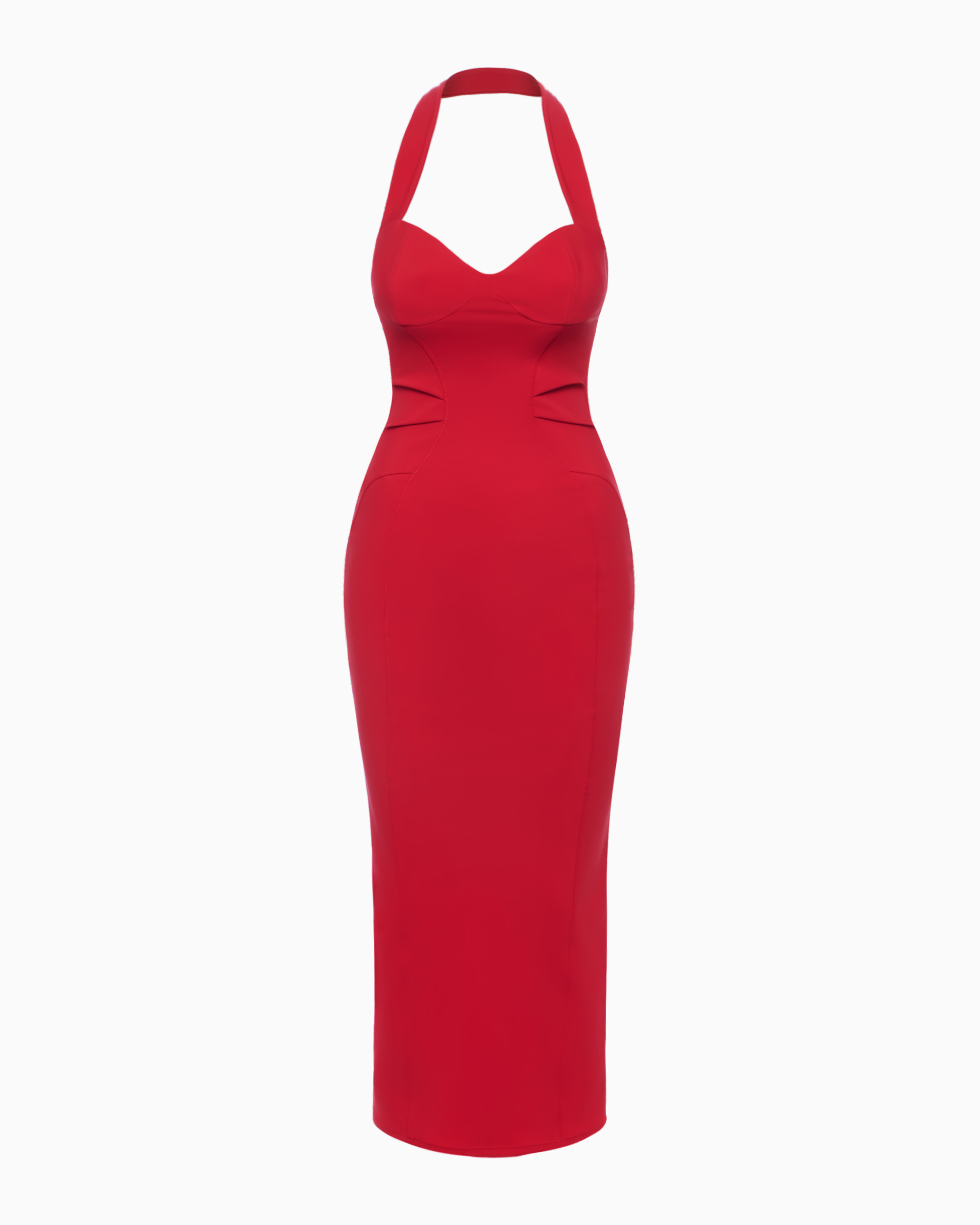 Khy x Dilara Fındıkoğlu Fitted_Halter_Dress-Ruby_1
